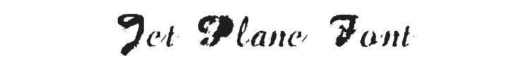 Jet Plane Font