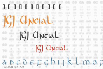 JGJ Uncial Font