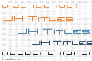 JH Titles Font