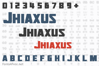 Jhiaxus Font