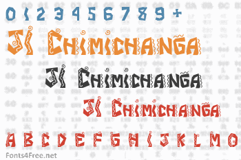JI Chimichanga Font