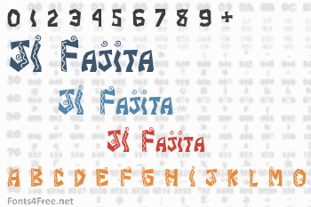 JI Fajita Font