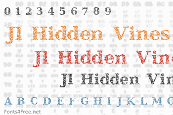 JI Hidden Vines Font