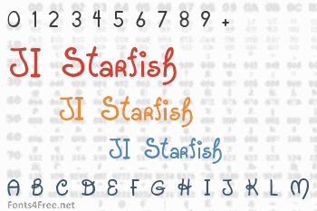 JI Starfish Font