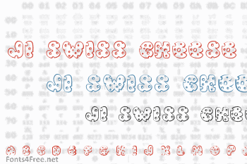 JI Swiss Cheese Font