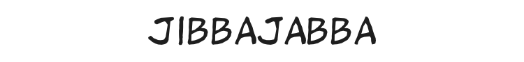 Jibbajabba Font Preview