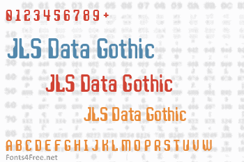 JLS Data Gothic Font