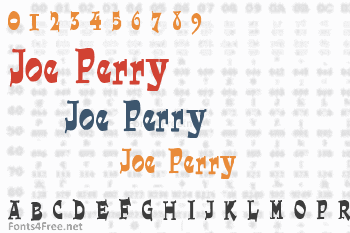 Joe Perry Font