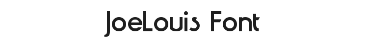 JoeLouis Font Preview