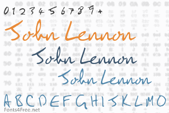 John Lennon Font