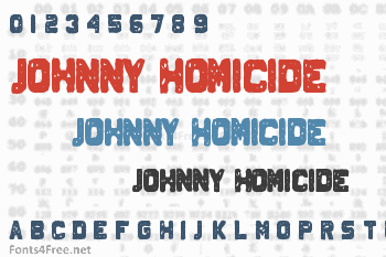 Johnny Homicide Font