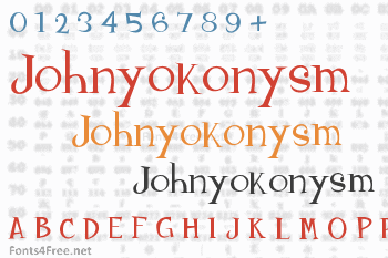 Johnyokonysm Font