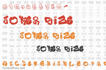 Joker Size Font