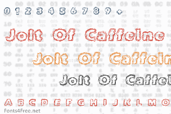 Jolt Of Caffeine Font