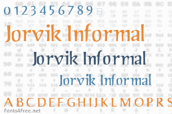 Jorvik Informal Font