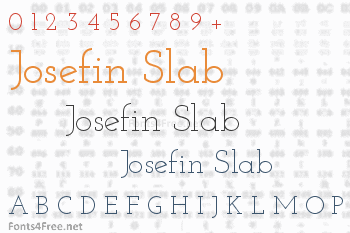 Josefin Slab Font