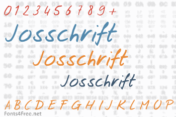 Josschrift Font