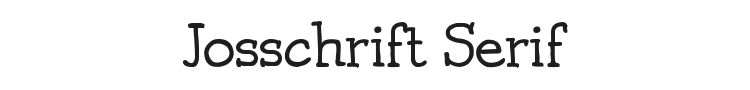 Josschrift Serif