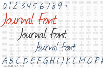 Journal Font