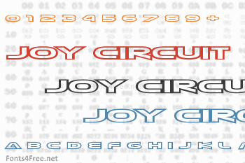 Joy Circuit Font