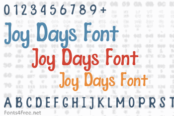 Joy Days Font