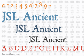 JSL Ancient Font