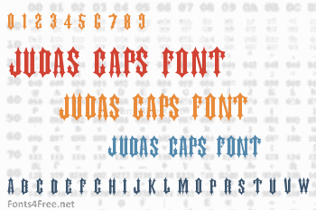 Judas Caps Font