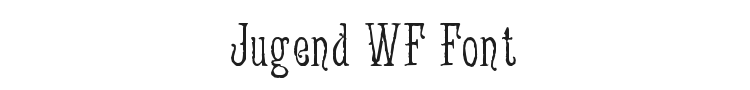 Jugend WF Font Preview