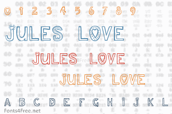 Jules Love Font