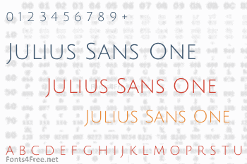 Julius Sans One Font