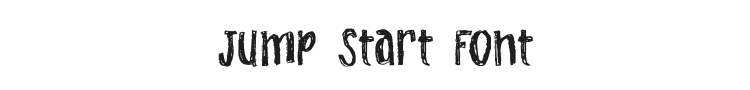 Jump Start Font Preview