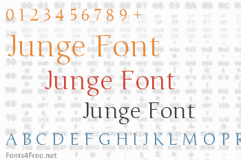 Junge Font