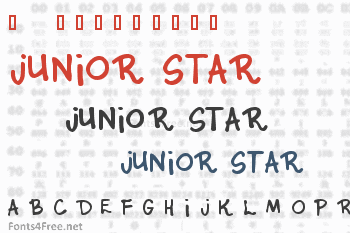 Junior Star Font