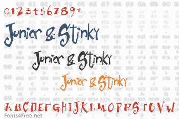 Junior & Stinky Font