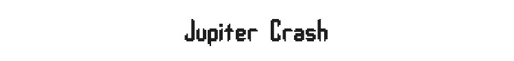 Jupiter Crash Font