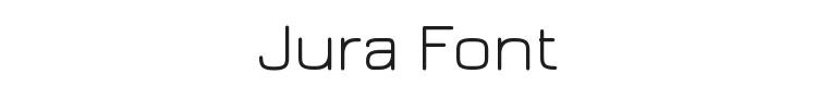 Jura Font