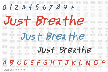 Just Breathe Font