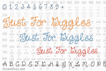 Just For Giggles Font