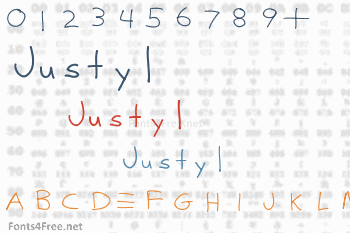 Justy1 Font