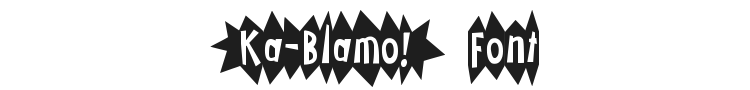 Ka-Blamo! Font