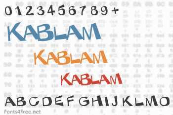 KaBlam  Font