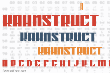 Kahnstruct Font