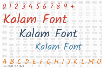 Kalam Font