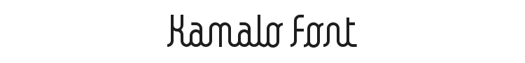 Kamalo Font