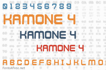 Kamone 4 Font