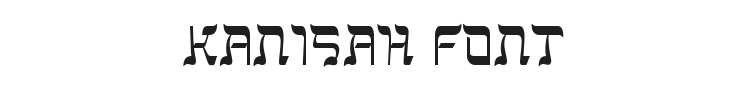 Kanisah Font Preview