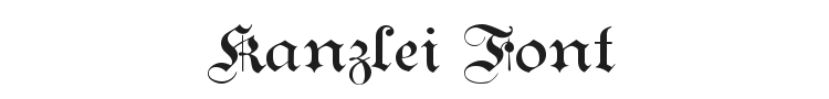 Kanzlei Font Preview