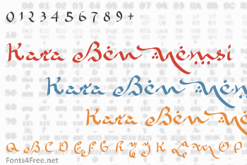 Kara Ben Nemsi Font