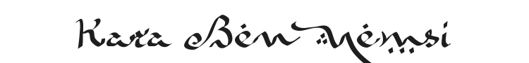 Kara Ben Nemsi Font