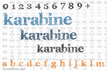 Karabine Font